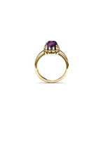 Load image into Gallery viewer, STOLEN GIRLFRIENDS CLUB GOLD BABY CLAW RING AMETHYST