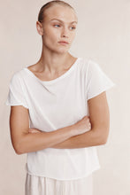 Load image into Gallery viewer, MARLE LILL KNIT TEE IVORY