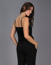 Load image into Gallery viewer, STORM LIQUID SATIN CAMI BLACK