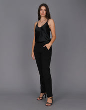 Load image into Gallery viewer, STORM LIQUID SATIN CAMI BLACK