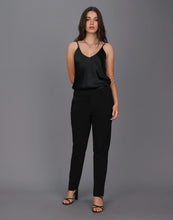 Load image into Gallery viewer, STORM LIQUID SATIN CAMI BLACK