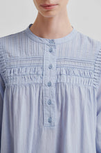 Load image into Gallery viewer, SECOND FEMALE MAISE BUTTON FRONT BLOUSE BRUNNERA BLUE