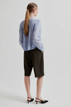 Load image into Gallery viewer, SECOND FEMALE MAISE BUTTON FRONT BLOUSE BRUNNERA BLUE