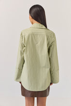 Load image into Gallery viewer, TUESDAY MARK SHIRT EMERALD STRIPE