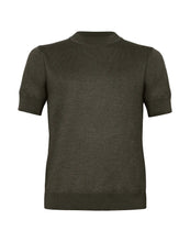 Load image into Gallery viewer, STORM MERINO CLASSIC TEE ARMY GREEN