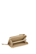 Load image into Gallery viewer, KAREN WALKER MONOGRAM PHONE WALLET MACADAMIA