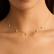 Load image into Gallery viewer, GOLD LIVE IN LIGHT CHOKER
