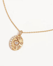 Load image into Gallery viewer, BY CHARLOTTE GOLD LOVE YOU TO THE MOON AND BACK NECKLACE