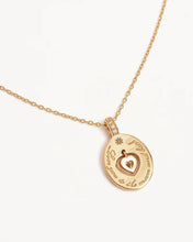 Load image into Gallery viewer, BY CHARLOTTE GOLD LOVE YOU TO THE MOON AND BACK NECKLACE