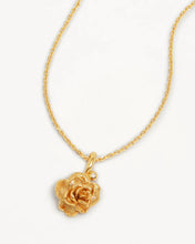 Load image into Gallery viewer, BY CHARLOTTE BIRTH FLOWER NECKLACE - ROSE JUNE