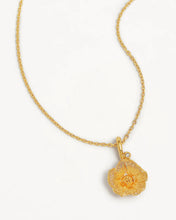 Load image into Gallery viewer, BY CHARLOTTE BIRTH FLOWER NECKLACE - MORNING GLORY SEPTEMBER