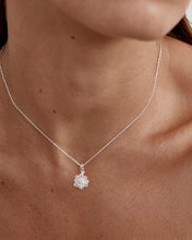 Load image into Gallery viewer, BY CHARLOTTE SILVER BIRTH FLOWER NECKLACE COSMOS - OCTOBER