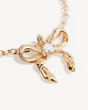Load image into Gallery viewer, BY CHARLOTTE GOLD FOREVER MORE BOW NECKLACE