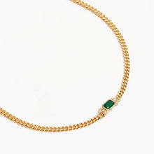 Load image into Gallery viewer, BY CHARLOTTE STRENGTH WITHIN GREEN ONYX CURB CHOKER