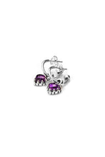 Load image into Gallery viewer, STOLEN GIRLFRIENDS CLUB SILVER LOVE ANCHOR EARRING AMETHYST