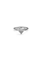 Load image into Gallery viewer, STOLEN GIRLFRIENDS CLUB SILVER HEART IS FULL MINI RING