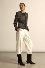 Load image into Gallery viewer, ZOE KRATZMANN QUILL JACKET BLACK PORCELAIN CHECK