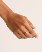 Load image into Gallery viewer, BY CHARLOTTE GOLD KINDRED FEBRUARY RING