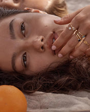 Load image into Gallery viewer, BY CHARLOTTE GOLD APRIL KINDRED RING