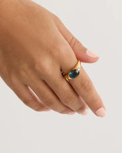 Load image into Gallery viewer, BY CHARLOTTE GOLD SACRED JEWEL TOPAZ RING