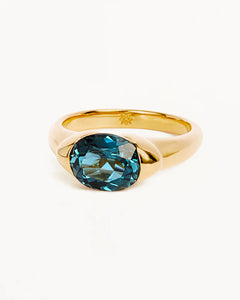 BY CHARLOTTE GOLD SACRED JEWEL TOPAZ RING