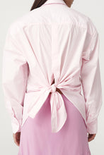 Load image into Gallery viewer, ROWIE RAMONA TIE BACK SHIRT POWDER PINK
