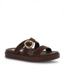 Load image into Gallery viewer, COMING SOON | KATHRYN WILSON RODA SLIDE ESPRESSO SUEDE/CALF
