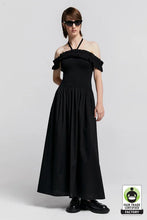 Load image into Gallery viewer, KAREN WALKER SESSILE ORGANIC COTTON HALTER DRESS