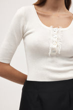 Load image into Gallery viewer, MARLE SHONA TOP IVORY
