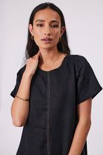 Load image into Gallery viewer, MARLOW SICILY LINEN DRESS BLACK