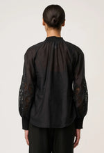 Load image into Gallery viewer, ONCE WAS SIMONA BLOUSE BLACK
