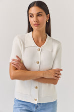 Load image into Gallery viewer, TUESDAY SOLAR CARDI WHITE