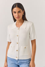 Load image into Gallery viewer, TUESDAY SOLAR CARDI WHITE