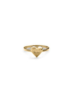 Load image into Gallery viewer, STOLEN GIRLFRIENDS CLUB GOLD HEART IS FULL MINI RING