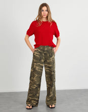 Load image into Gallery viewer, STORM TEXTURED MERINO TEE RED