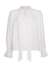 Load image into Gallery viewer, STORM TIE FRONT TOP IVORY