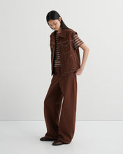 Load image into Gallery viewer, KOWTOW WORKER VEST BROWN DENIM