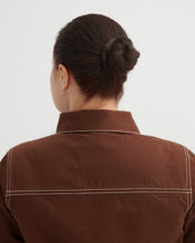 Load image into Gallery viewer, KOWTOW FOUNDATION DRESS BROWN DENIM