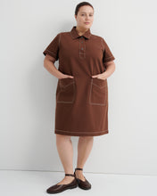Load image into Gallery viewer, KOWTOW FOUNDATION DRESS BROWN DENIM