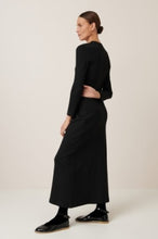 Load image into Gallery viewer, KOWTOW COLUMN DRESS BLACK