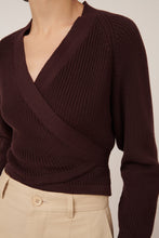 Load image into Gallery viewer, KOWTOW COMPOSURE CARDI MAHOGANY