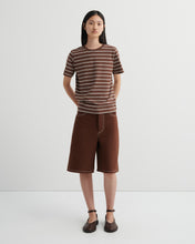 Load image into Gallery viewer, KOWTOW CLASSIC TEE BROWN STRIPE
