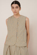 Load image into Gallery viewer, KOWTOW AXIS VEST DOUBLE PINSTRIPE