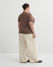 Load image into Gallery viewer, KOWTOW CLASSIC TEE BROWN STRIPE