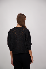 Load image into Gallery viewer, BRIARWOOD DOTTY CARDIGAN BLACK
