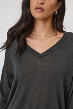 Load image into Gallery viewer, MARLOW ALTO MERINO V NECK MOSS