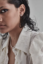 Load image into Gallery viewer, STOLEN GIRLFRIENDS CLUB SILVER HEART IS FULL STUD EARRING