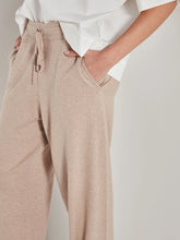Load image into Gallery viewer, JULIETTE HOGAN LOUNGE WIDE TRACKPANT BISCUIT MARLE
