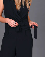 Load image into Gallery viewer, STORM WIDE LEG TUX JUMPSUIT BLACK