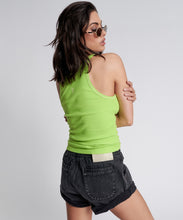 Load image into Gallery viewer, ONETEASPOON CYBER LIME OTS LOGO SINGLET